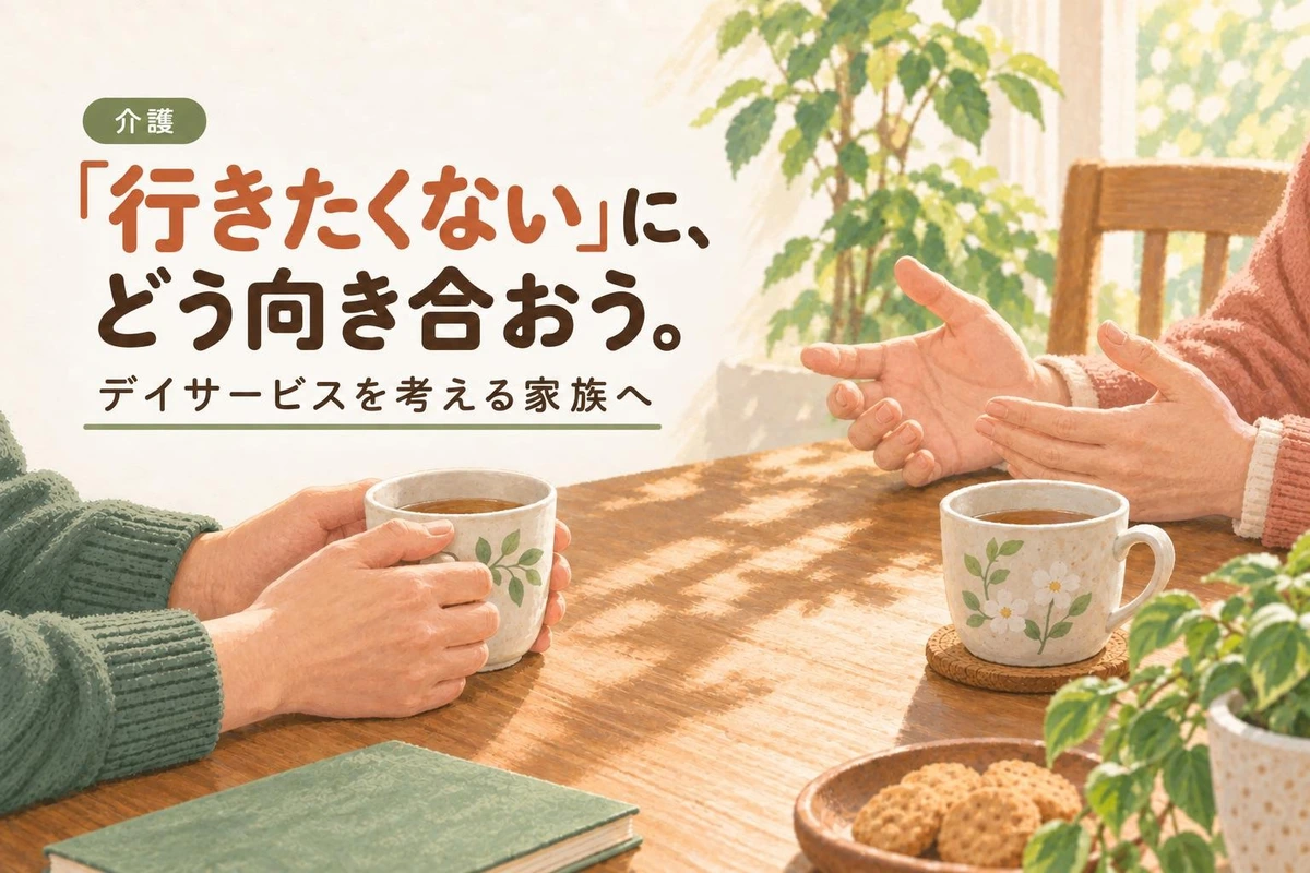 「デイサービスには行きたくない」と言う親に、家族はどう向き合う?